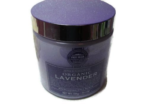 Greenscape Organic Lavender Exfoliating Salt Scrub 500ml/19.4oz.