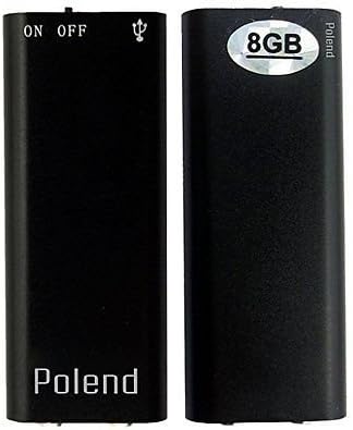 POLEND(TM) Lightest Mini 8GB Digital Voice Recorder / MP3 Player Flash New