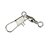 100pcs-Barrel-Swivel-with-Safty-Snap-Connector-Solid-Rings-Fishing-7-B