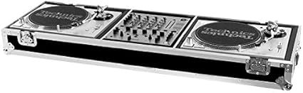 Road Ready Cases Rrdjmw Flight Case Pour 2 Platines Vinyles En Position Standard Et Une Table De Mixage Au Format 12 Amazon Fr Instruments De Musique