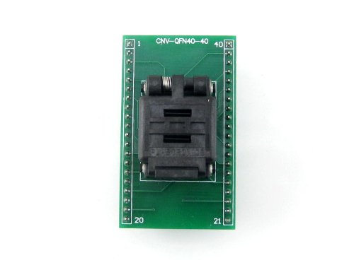Waveshare QFN40 TO DIP40 QFN40 MLF40 MLP40 IC Test Socket Programming Adapter 0.4mm Pitch