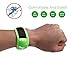 pureGLO Mosquito Repellent Bracelet - Natural Bug Repellent Bands with 4 FREE Refills - Deet Free Non Toxic Safe Indoor Outdoor Wristband for Babies Kids Adults(Green)