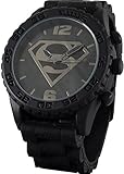 Superman Men's SUP9113 Black Strap Analog Watch