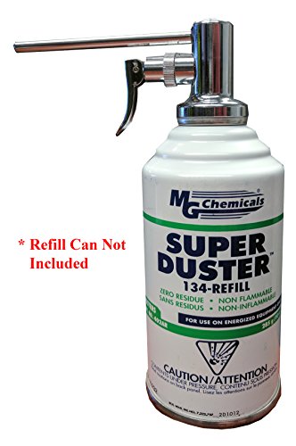 MG Chemicals Chrome Plated Trigger Valve for Super Duster 134 Refill