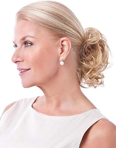 Petite Pouf by Toni Brattin Wavy Claw Clip Womens Synthetic Hairpiece Instant Volume - Dark Red