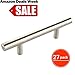 Ufaucet 3 Inch Modern Cheap Stainless Steel Brushed Nickel Pull Kitchen Cabinets Handles,27 Pack
