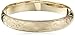 14k Gold-Filled Engraved Hinged Bangle Bracelet