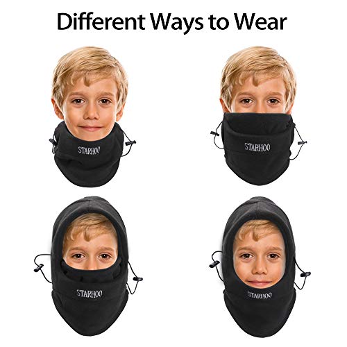 1 Balaclava+Girls+Winter+Weather+Black