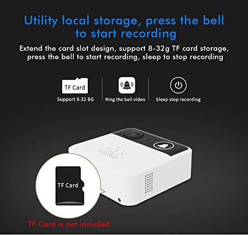 Smart Video Doorbell,Feefine IP Video Intercom WIFI Video door phone doorbell WIFI doorbell camera for apartments alarm wireless security camera - Thumbnail 3