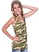 Kavio! Big Girls 7-16 Camouflage Racer Back Tank Camo Army Green M