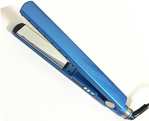 Sanling Hair straightener 1/4 Narrow Version Nano Titanium Perm Straight Winder Dual 3/4 Wide Color Blue Splint