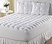 Magic Loft by Perfect Fit | Down Alternative Overstuffed Hypoallergenic Mattress Pad/Topper, 200 Threadcount (King)