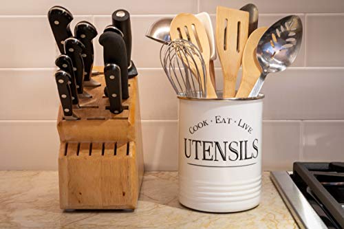 6 Kitchen+Utensil+Holder+Farmhouse+Home