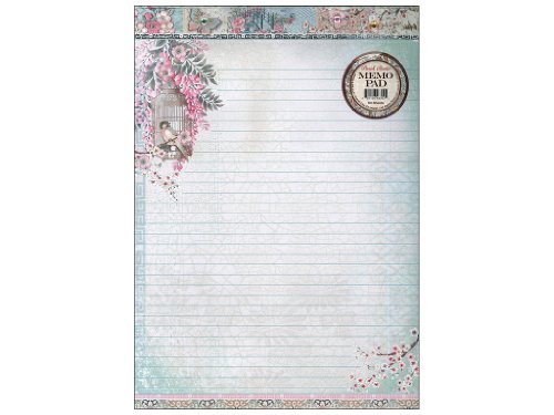 Punch Studio Home Office: Embellished Memo Pads-Haiku Blossoms 46302