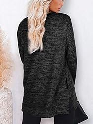 XIEERDUO Comfy Sweatshirts For Women Tunic Tops