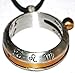 Shepherds Watch Astrology Sundial Ring Pendant- Aquitaine - Pewter & Brass, Black Satin Cord, New.