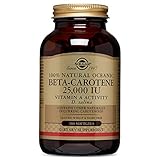 Solgar Oceanic Beta Carotene 25,000 IU Softgels, 180 Count