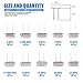 Glarks 60Pcs 10-Values Quartz Crystal Oscillator Resonators Assortment Kit 4MHz, 4.096MHz, 6MHz, 8MHz, 10MHz, 11.0592MHz, 12MHz, 16MHz, 20MHz, 24MHz