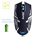 Wireless Rechargeable Mouse, 2.4GHz Wireless 6 Buttons Rechargeable Mouse Silent Buttons Built-in 800mAh Battery 800-1600dpi for PC Computer Notebook by YSSHUI