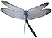 LeBeila Dragonfly Outdoor Decor for Yard Planter Decorations Gardening Stakes 3D Dragonfly Art Craft Garden Ornament and Patio Yard Party Pot Flower Decals Statues 7 CM (10, Blue)