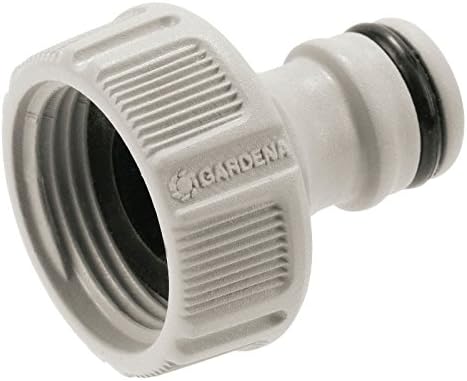 GARDENA tap connector 26.5 mm (3/4 "): Connection for faucets with thread waterproof connection, easy handling (18201-20)