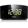 Philips AJ3400/12 Radiowecker/Uhrenradio (Großes Display, zwei Weckzeiten, Digitaler UKW-Tuner, Sleep-Timer) schwarz