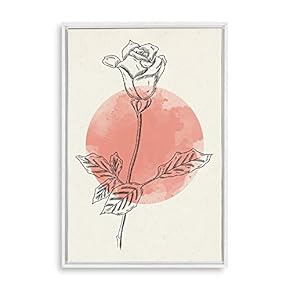 Framed Geometric Pattern Home Artwork for Living Room Bedroom