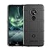 Sun Van Case and Screen Protector for Nokia 7.2, Rugged Heavy Duty Full Protective Armor Hybrid TPU Shock Absorption Cover for Nokia 6.2 (Black, Case and Screen Protector)