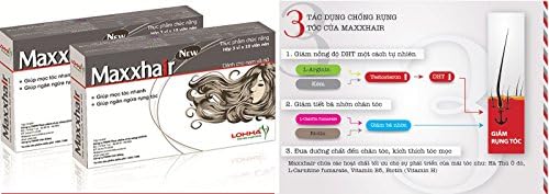 15 Boxes - Maxxhair Help For Hair Strong , Enhances The Health Of The Hair - Thuốc Mọc Tóc Maxx Hair