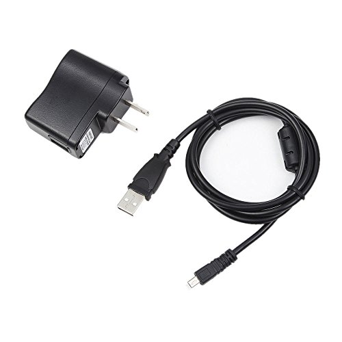 5V USB AC Power Adapter Battery Charger Cord for Sony Cybershot DSC-W710  DSC-W800