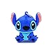 Novelty Stitch Blue Shape Design 16GB USB 2.0 Flash Drive Cute Memory Stick Stitch Thumb Drive Data Storage Pendrive Cartoon Jump Drive Gift (Stitch Blue-16GB)