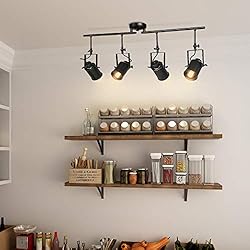 LALUZ Track Kit Semi Flush Mount Close to Ceiling