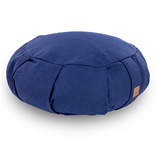 Buckwheat Zafu Therapeutic Meditation Cushion Yoga Pillow Round