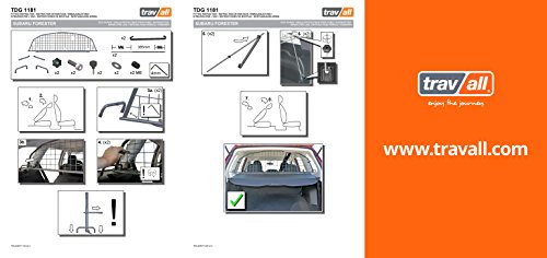 Travall Guard for SUBARU Forester (2008-2012) TDG1181 [MODELS WITHOUT SUNROOF ONLY] - Rattle-free Steel Pet Barrier - Thumbnail 2