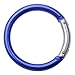GOGO 24 PCS Aluminum Round Shape Carabiners in Assorted Colors, Gift Idea