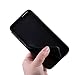 Nouske iPhone 6 Plus/6S Plus 5.5 inch Smart Touch Case S-View Window Flip Cover/Magnetic Closure/Stand/TPU bumper/360 Protection, Black