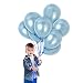 Metallic Baby Light Blue Balloons 72 Pack 12 Inch Latex Galaxy Snowflake Nautical Gender Reveal Girl or Boy Party Supplies Bridal Shower Birthday Congrats Grad Engagement Bulk Decorations primary