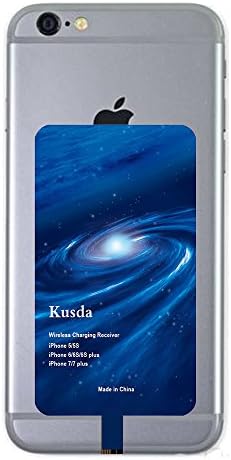 Kusda Qi iPhone Receiver Gen-3 Super Speed Ultra Slim 0.5 Mm Qi iPhone Wireless Charging Receiver Patch Module for iPhone 7 Plus 6 6 Plus, 6s 6s Plus 5s 5c New Improved 5V/ 1000mA!