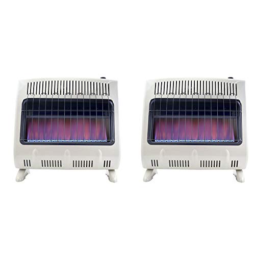 20000 Btu Vent Free Blue Flame Propane Gas Wall Or Floor Ind