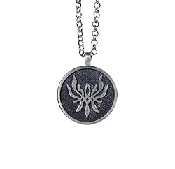 925 Sterling Silver Fire Emblem Crest of Flames