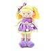 Linzy Miranda Rag Doll with Flower Dress, Purple 16