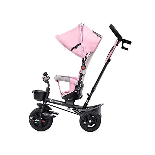 tricycle poussette 3 roues 2 en 1 kinderkraft