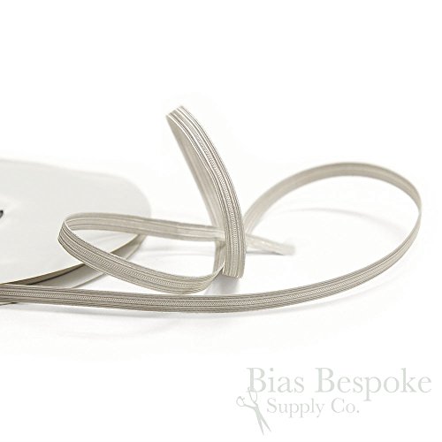 5 Yard of FLINT 1/4" Double-Stripe Metal Wire Bullion Trim, Silver