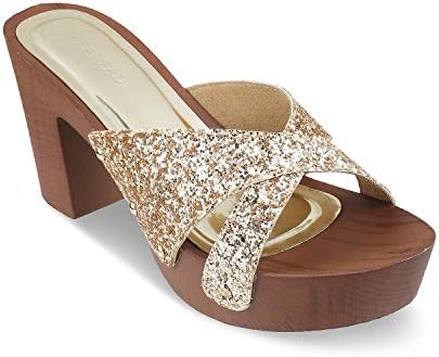SOLE HEAD Gold Heels Sandal
