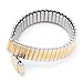 Voguestrap TX865T Allstrap 10-14mm Two-Tone Long-Length Ladies Wide Expansion Watchband