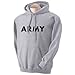 zerogravitee ARMY Hooded Pullover Sweatshirt in Sport Grey - Medium