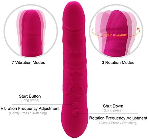 Thrusting Toy for Women Large Size Dillos with 7 Powerful Modes and Strong Suction Cup Rechargeable Waterproof Wireless