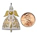Hallmark Keepsake Mini Christmas Ornament 2018 Year Dated, Littlest Angel Bell Miniature, Porcelain, 1.35