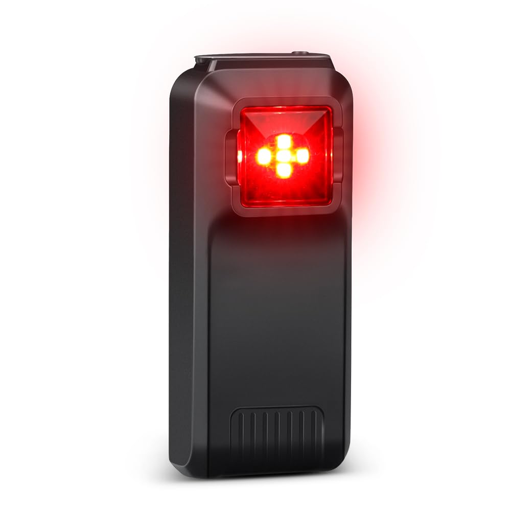 Photo 1 of WSDCAM Bike Radar Tail Light, Visual and Audible Alerts for Vehicles Up to 153 Yards Away, Auto ON/Off, Rechargeable IPX6 Waterproof Cycling Rearview Bicycle Radar Rear Light Support Bike Computer APP