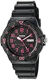 Casio Men's 'Classic' Quartz Resin Watch, Color:Black (Model: MRW200H-4CV)